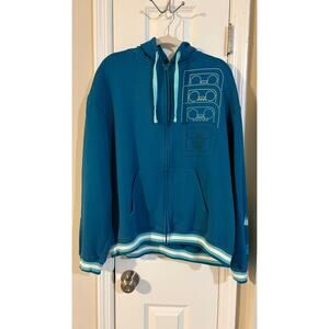 Walt Disney World Unisex Men's Women's Zippered Hoodie Jacket Size Large
